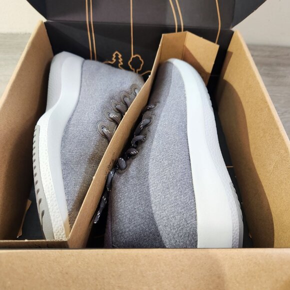 Allbirds Wool Runner-up Mizzle Medium Grey Light Grey New In Box Women's Size 10 - Picture 11 of 16